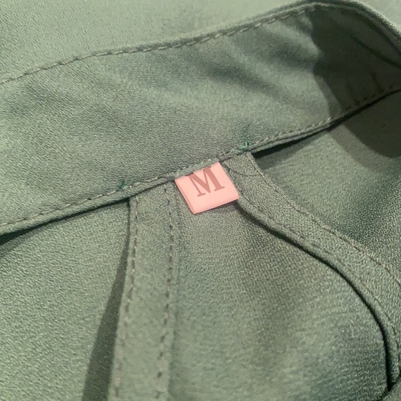 Kelly Green High Neck Open Back Tiered Mini Dress - Picture 14 of 16